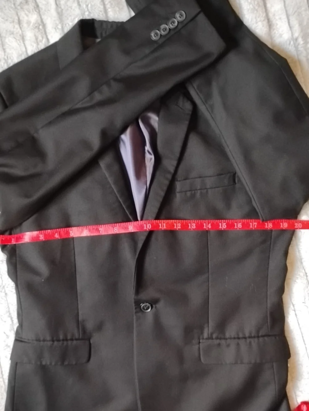 Topman Asos Black Classic Single-Breasted Blazer 40R